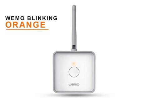 Step 3: Tap the arrow next to <strong>WeMo</strong> Setup Instructions. . Wemo blinking orange